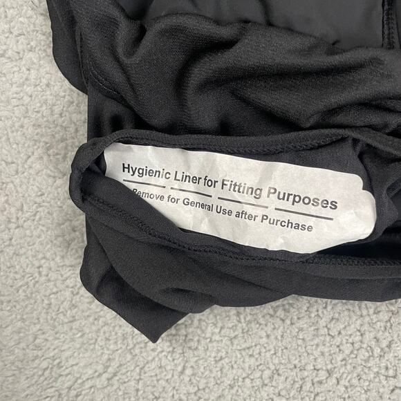 Reebok Women's Sz. 14 Black Quick Dry UPF 50+ Control Swim Shorts w/ Brief Liner - Picture 13 of 13